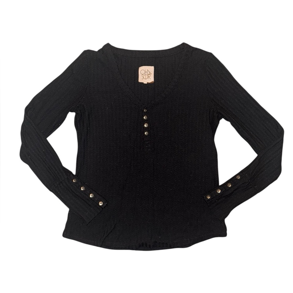 chaser long sleeve waffle knit thermal